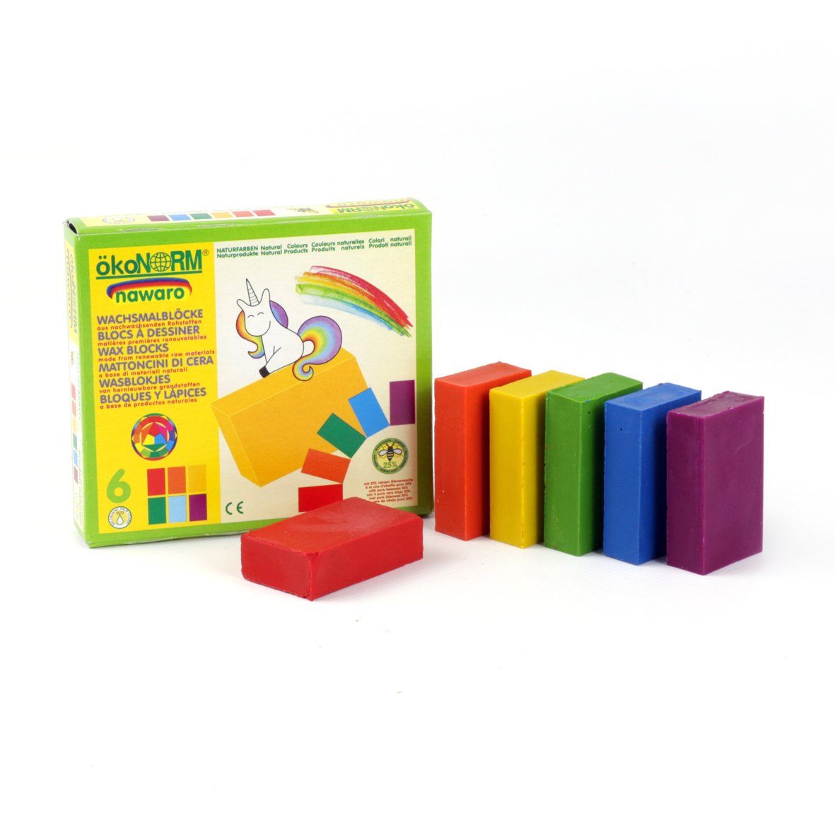 OKONORM Wax Blocks - Six Colours Art Pencils OkoNORM 
